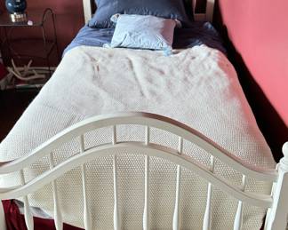 Twin Bed Frame & Mattress. 