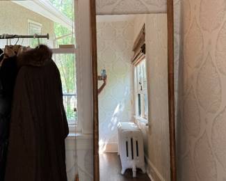 Ladder-Style Leaning Wall Mirror. Photo 1 of 2. 