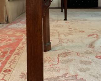 Vintage Baker Furniture Historic Charleston Reproductions Tray Top Cocktail Table. Measures 30" x 22" x 18" H with 2.5" H Trim. Photo 6 of 6. 