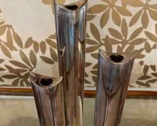 Silver Plate Candleholder. Photo 2 of 2. 