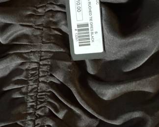 Ruched Black Dress With Tags. Size S. Photo 2 of 2. 