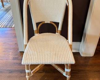 Set of 6 Serena & Lily Rivera Bistro Chairs. One Is Damaged. Photo 1 of 2. 