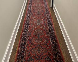 Persian Runner. Measures 2’ 7” W x 23’ 3”L. 