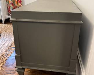 Four Cabinet Console / Storage Bench. Measures 58" W x 16" D x 22" H. Photo 2 of 3. 