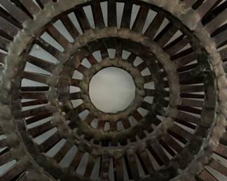 Metal "Arrow" Wall Art. Measures 30" D x 6" Thick. Photo 2 of 4. 