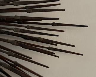 Metal "Arrow" Wall Art. Measures 30" D x 6" Thick. Photo 3 of 4. 