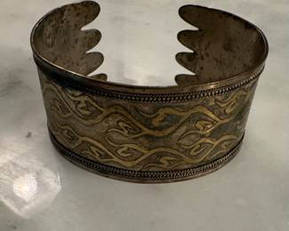 Sterling Silver Cuff. 