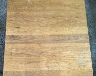 Room & Board Metal Frame Cocktail Table with Wood Top. Measures 40" x 40" x 16". Photo 2 of 3. 