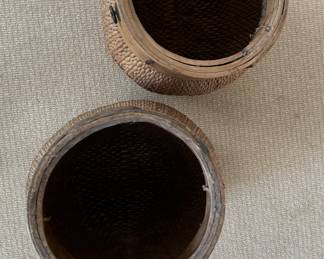 Chinese Good Fortune Fisherman / River Basket - 2 Available. Photo 4 of 4. 