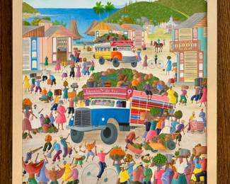 Bahamian Art Signed By Artist. Photo 1 of 2. 