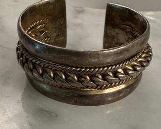 Sterling Silver Cuff. 