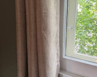 Prior of Pebble Color Linen Curtain Panels. Photo 1 of 2. 