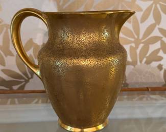 Vintage Hand-Painted Picard Pitcher. Photo 1 of 2. 