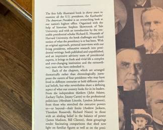 The American President, Coffee Table Book. Photo 2 of 2. 