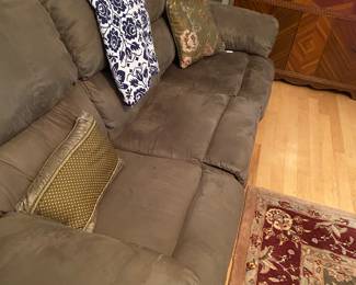 Sofa with 2 recliners by Ashley Furniture 