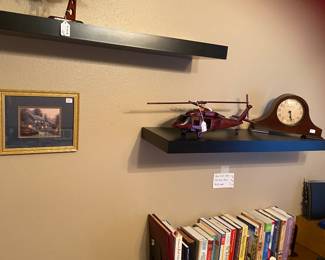 Handcrafted helicopter and war plane from Vietnam (mahogany)