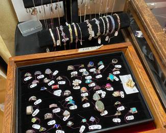 Over 50 sterling rings