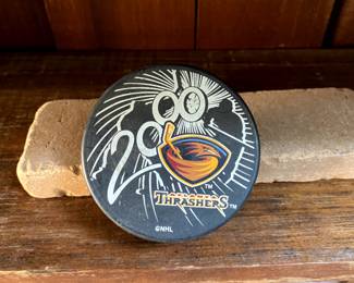 2000 Atlanta Thrashers hockey puck