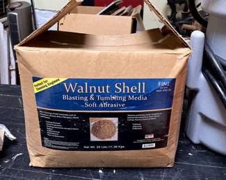 Walnut shell that goes with the abrasive blaster kit