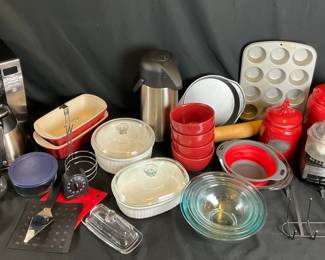 New Home RedBlack New Apt. Kitchen Housewares  Coffee Maker Mini ChopperCoffee Carafe 
