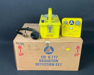 Original Cold War Civil Defense CD V777 Radiation Detection Set 