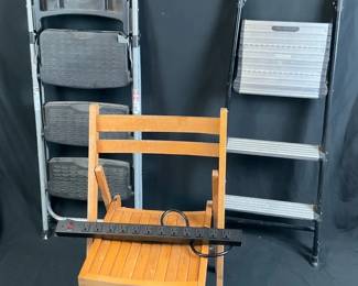 Step Ladders And Chair 