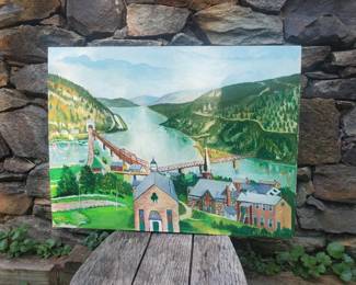 Signed Harper Ferry, WV Painting