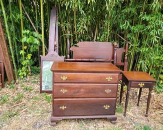 Solid Walnut Bedroom Suite