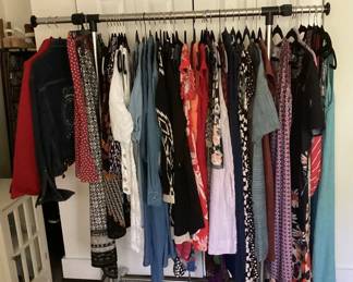 Designer Clothing:  St. John Sportswear, Rosen Cohen, Talbots, Nicole Miller, Tommy Hilfiger, Pure Jill, Max Studio, London Time, Loft, Paper Crane, Liz Claiborne 
