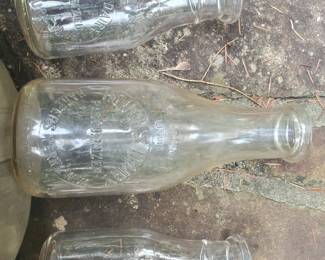 Hough's Harpers Ferry, WV Milk Bottle and two Martinsburg, WV Milk Bottles