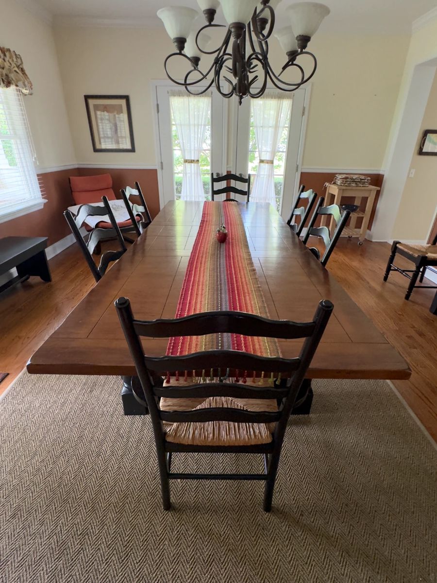 Dining Table measures 107x 44x 30 (high)