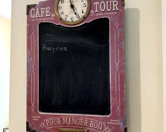 chalk board decoration