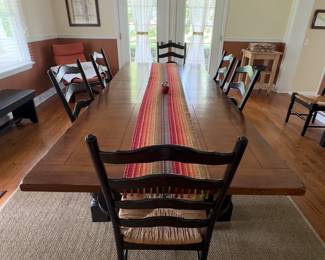 Dining Table measures 107x 44x 30 (high)