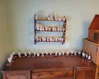 Lots and lots of precious moments to choose from all over the house, all of the original boxes are available as well. 