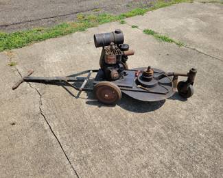 Antique Mozz-All with David Bradley Engine. Engine still turns!