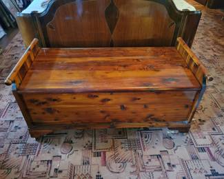 Stewart Cedar chest bench. Absolutely Beautiful!