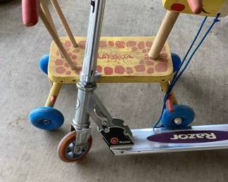 Playschool Wood Horse And Scooter