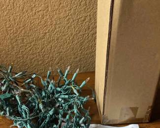 Christmas Tree Stand new And 3 String Of Lights