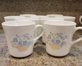 Corning Coffee Cups Set Of Nine