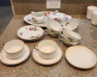 Moss Rose Dishware And Pope Gosser China