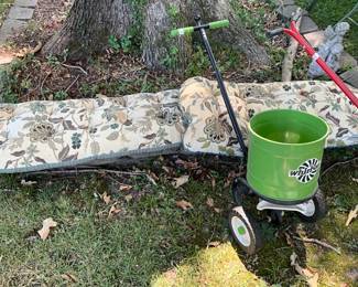 Outdoors in back of the house - Extra cushions