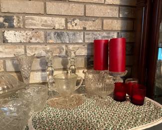 Glass & candles