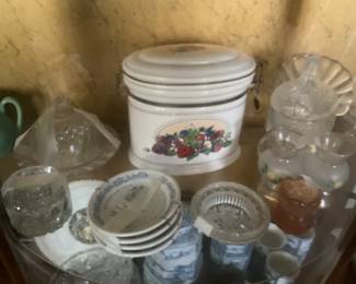 More collectibles in curio cabinet