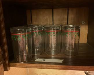Bar area glasses