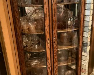 2nd curio cabinet - den area