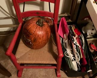 Small child’s rocking chair