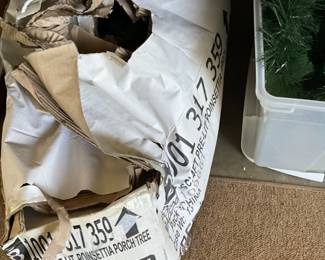 Poinsettia porch tree - still in original box