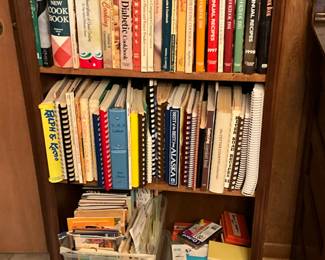 Cookbooks- 2nd shelf unit