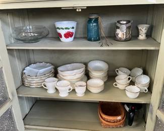 Inside of pie safe - in room off den