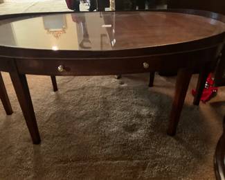 Coffee table in living room